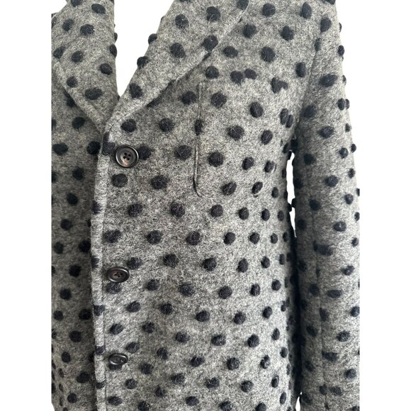 OPENING CEREMONY Gray Polka Dot Wool Blend Jacket Size Small - Picture 4 of 7